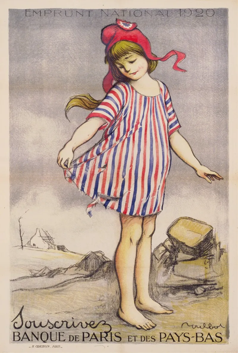 Emprunt National 1920 Souscrivez Banque De Paris Et Des Pays Bas