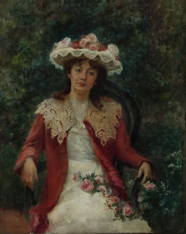 En El Jardin Wall Art by Ernesto de la Cárcova - High-Resolution Digital Print