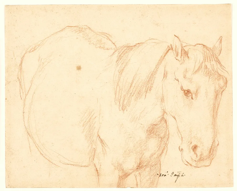 En Hest 2 Wall Art by Francesco Fernandi - High-Resolution Digital Print
