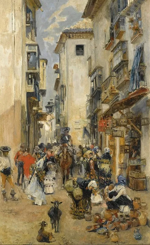 En La Calle Street Scene