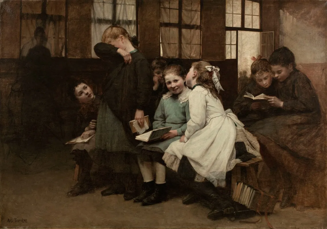 En Retenue Wall Art by Auguste-Joseph Truphême - High-Resolution Digital Print