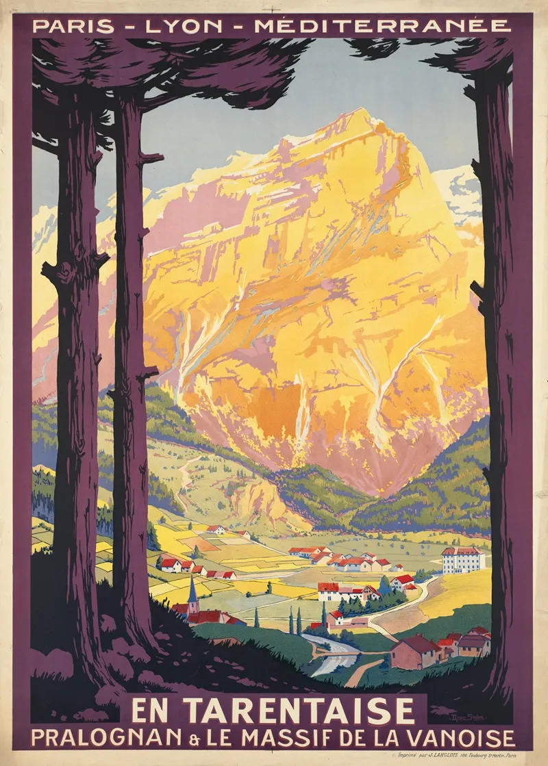 En Tarentaise Pralognan Le Massif De La Vanoise Wall Art by Roger Soubie - High-Resolution Digital Print