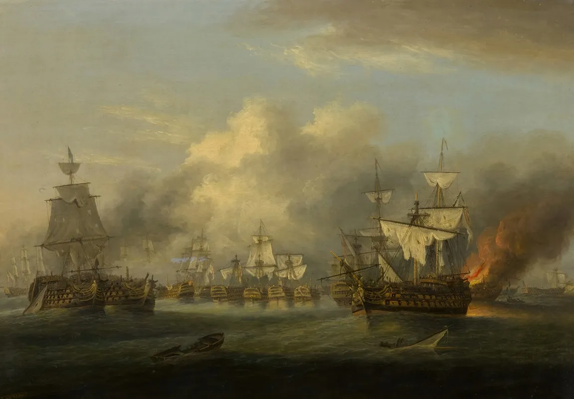 End Of The Battle Of Trafalgar 1805