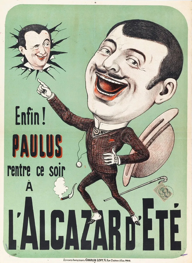 Enfin Paulus Rentre Ce Soir A Lalcazar Dete Wall Art by Anonymous - High-Resolution Digital Print