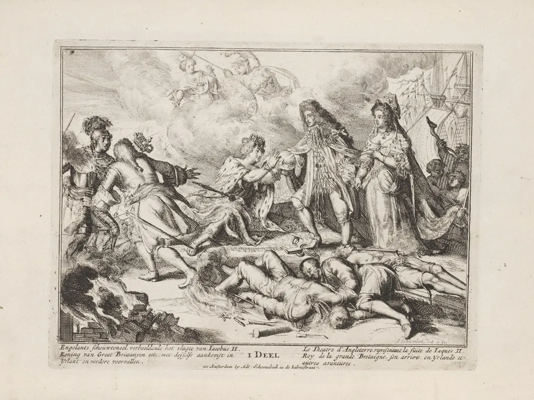 Engelants Schouwtoneel Le Theatre Dangleterre Pl 01 Wall Art by Pieter Pickaert - High-Resolution Digital Print