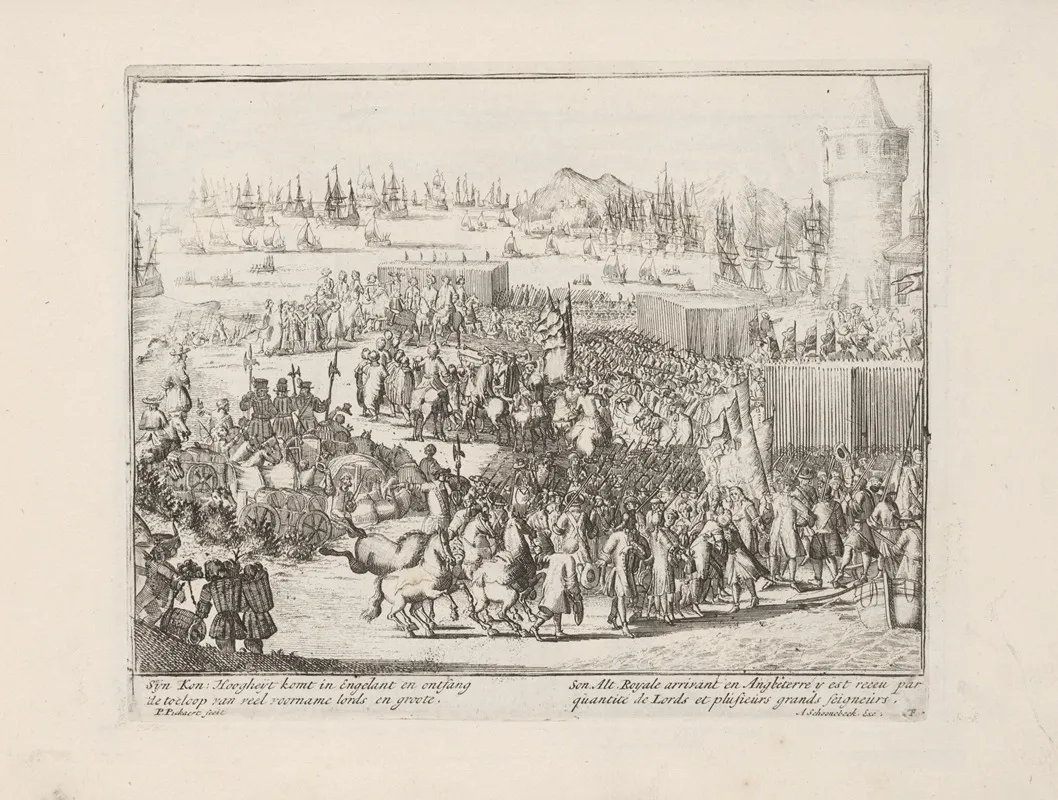 Engelants Schouwtoneel Le Theatre Dangleterre Pl 03 Wall Art by Pieter Pickaert - High-Resolution Digital Print