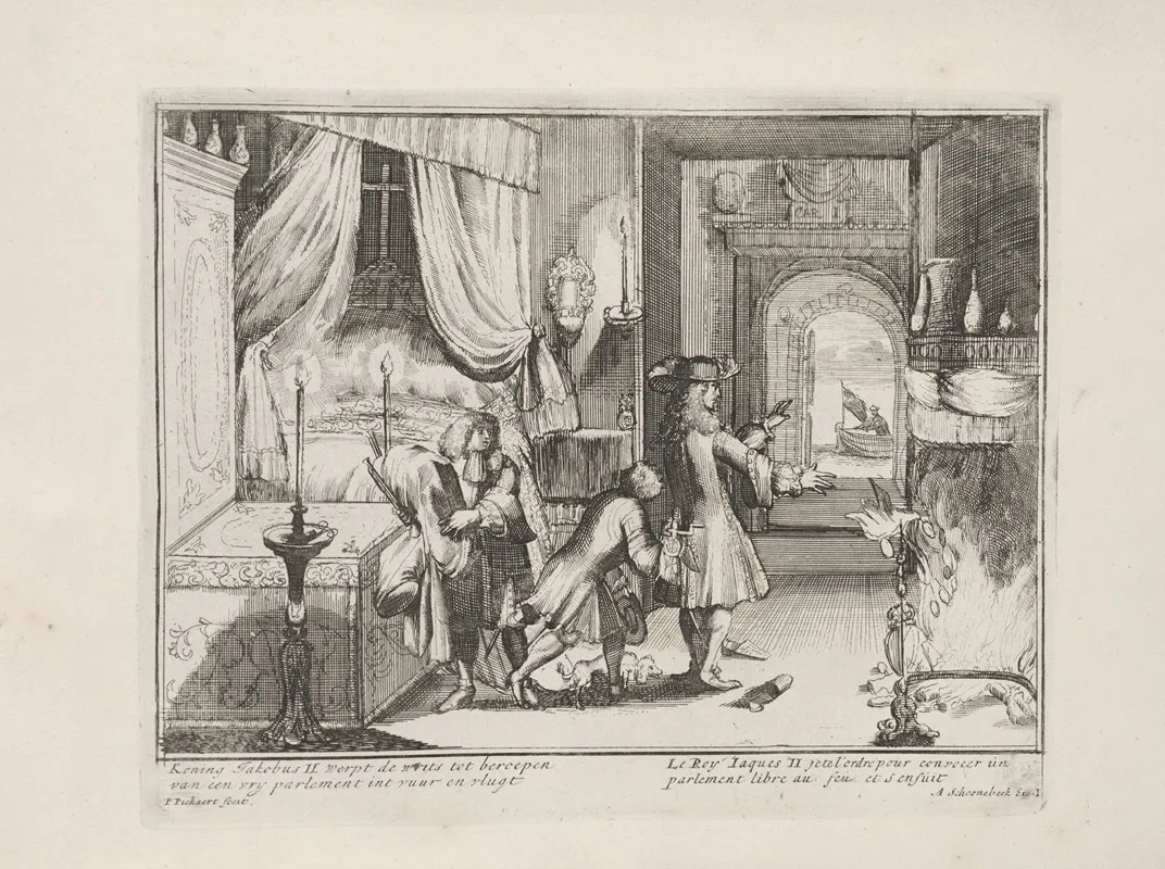 Engelants Schouwtoneel Le Theatre Dangleterre Pl 11 Wall Art by Pieter Pickaert - High-Resolution Digital Print