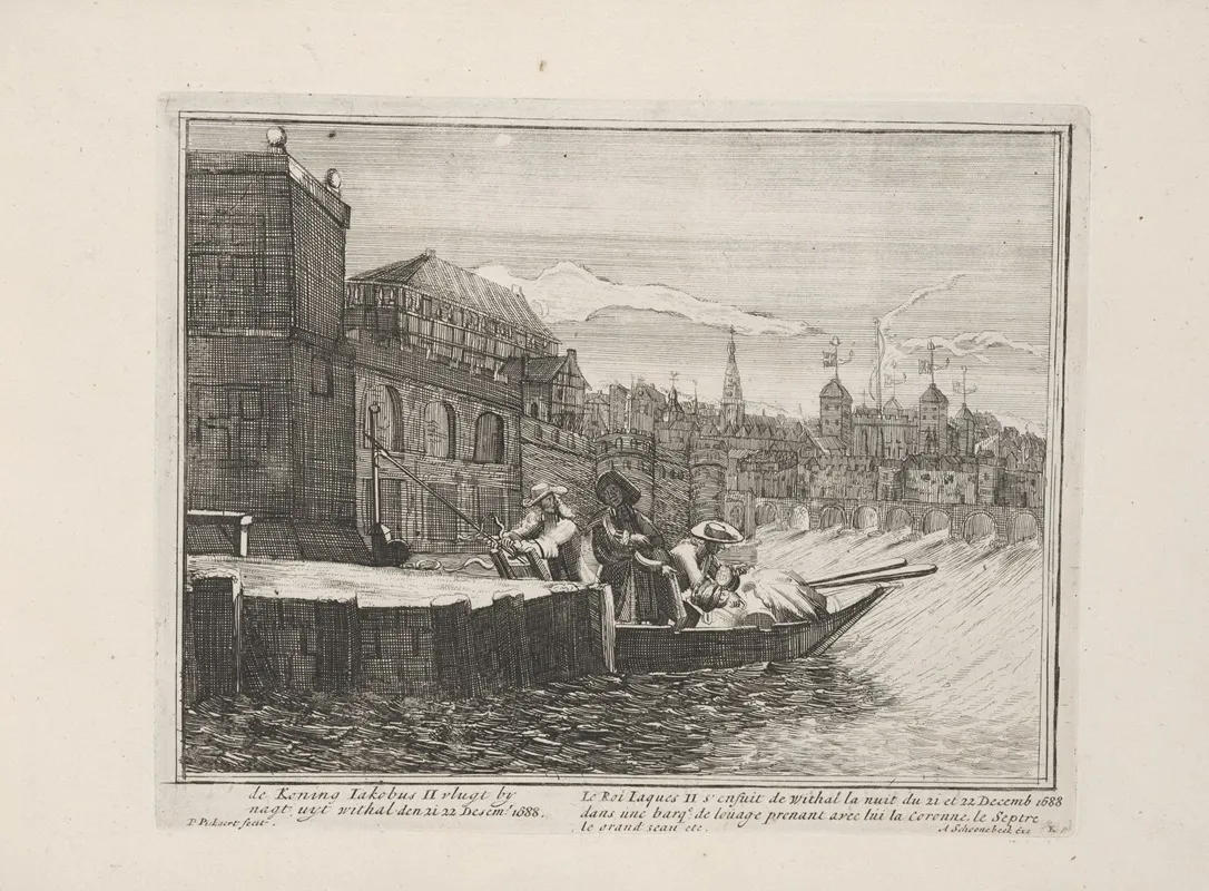 Engelants Schouwtoneel Le Theatre Dangleterre Pl 12 Wall Art by Pieter Pickaert - High-Resolution Digital Print
