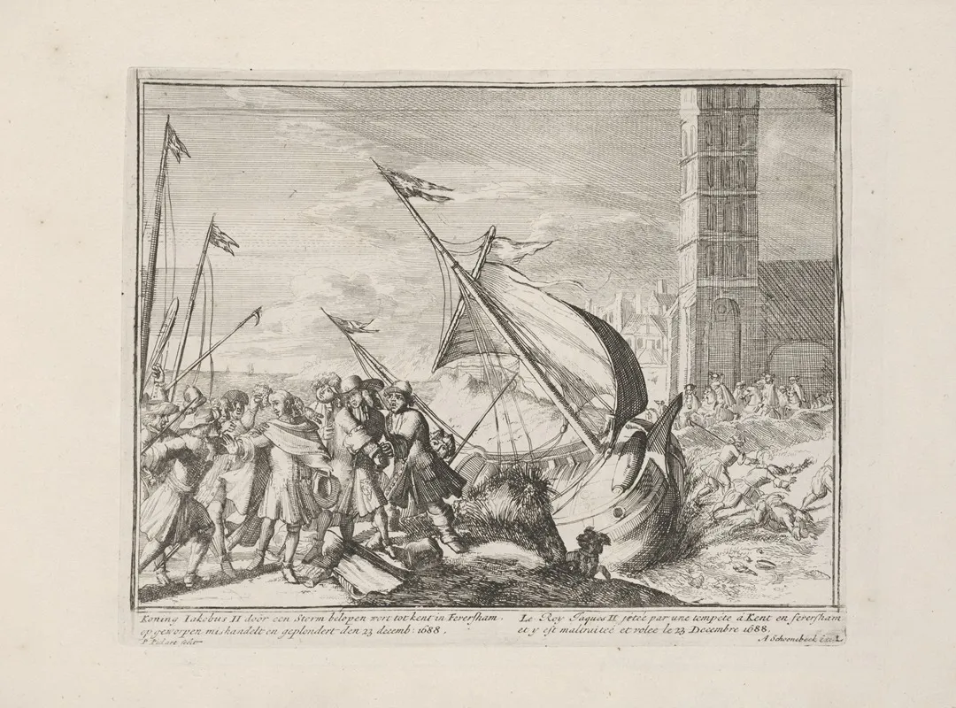 Engelants Schouwtoneel Le Theatre Dangleterre Pl 13 Wall Art by Pieter Pickaert - High-Resolution Digital Print
