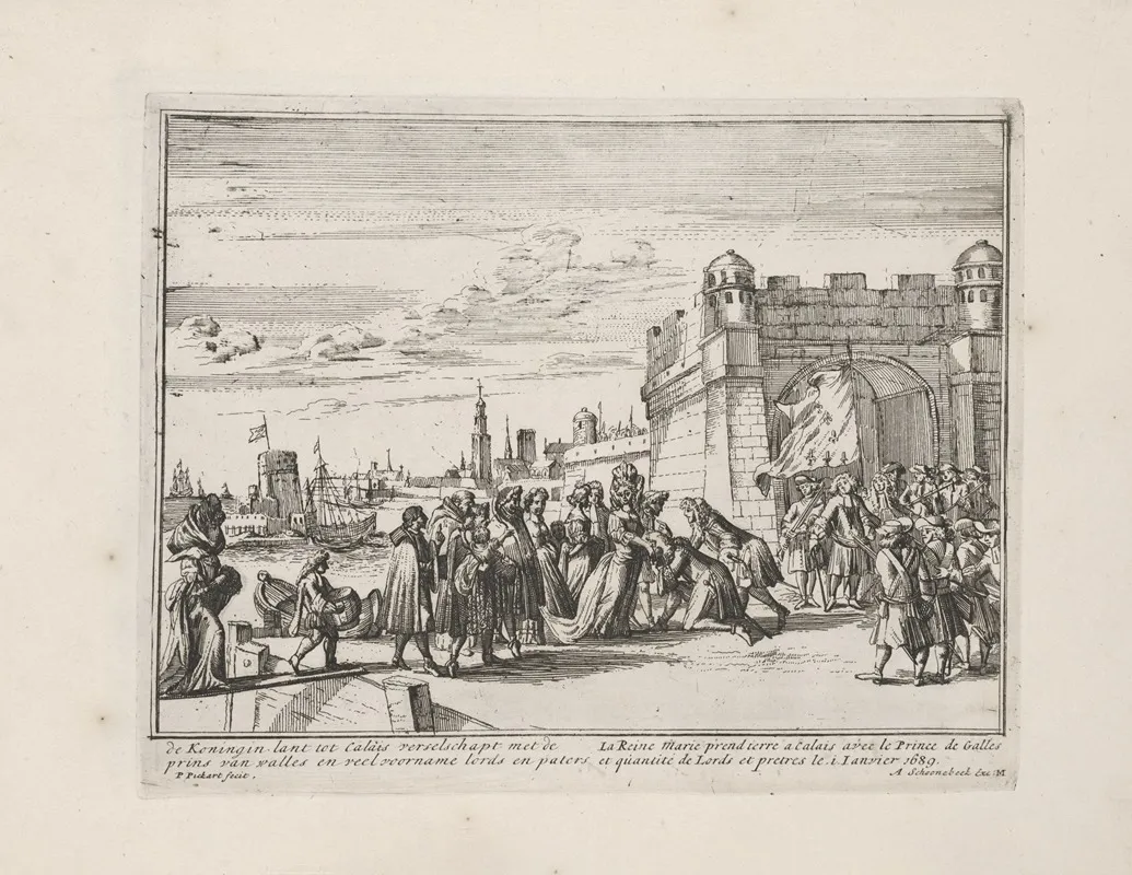 Engelants Schouwtoneel Le Theatre Dangleterre Pl 14 Wall Art by Pieter Pickaert - High-Resolution Digital Print
