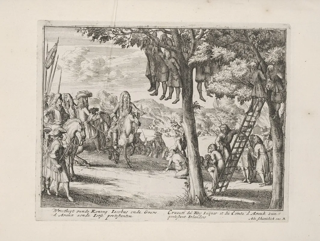 Engelants Schouwtoneel Le Theatre Dangleterre Pl 19 Wall Art by Pieter Pickaert - High-Resolution Digital Print