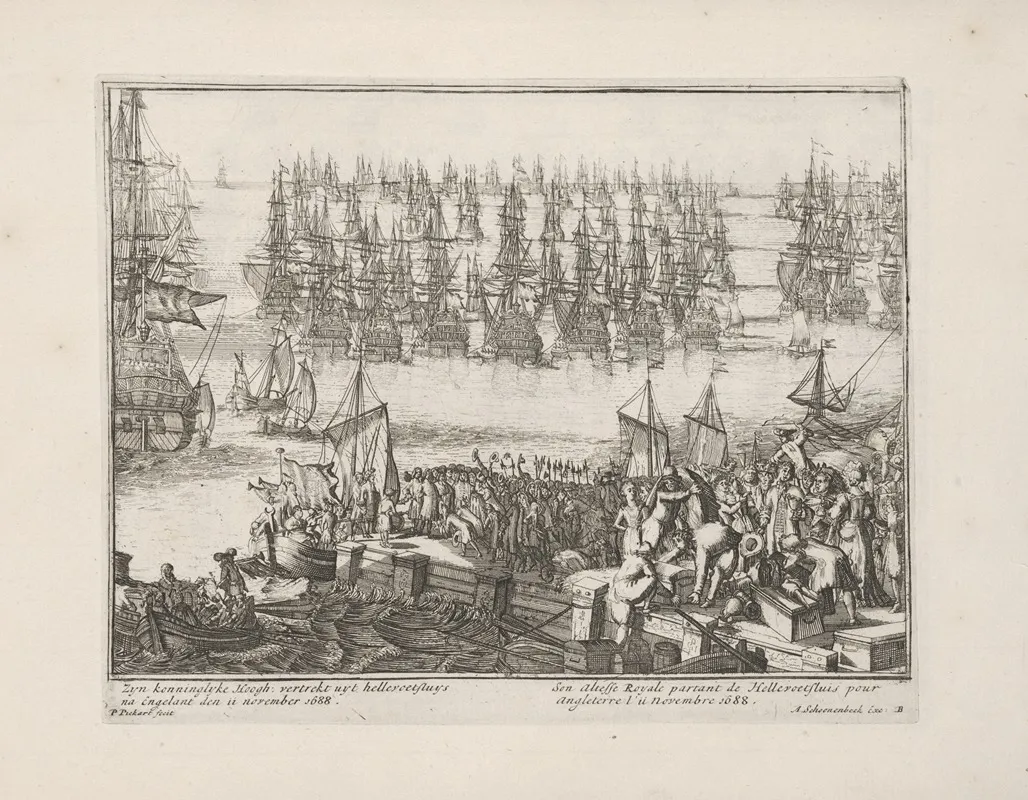 Engelants Schouwtoneel Le Theatre Dangleterre Pl 24 Wall Art by Pieter Pickaert - High-Resolution Digital Print