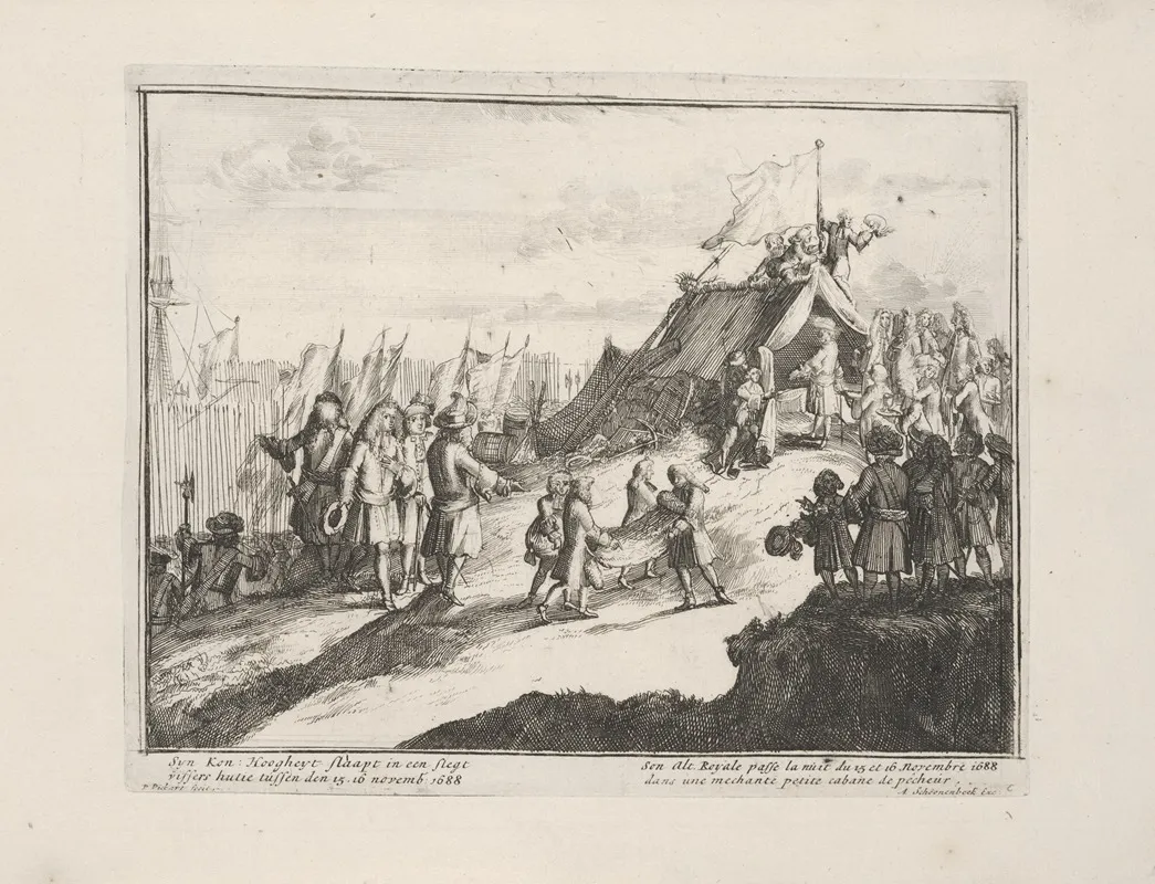 Engelants Schouwtoneel Le Theatre Dangleterre Pl 27 Wall Art by Pieter Pickaert - High-Resolution Digital Print