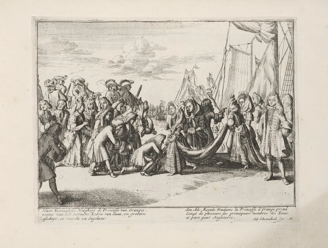Engelants Schouwtoneel Le Theatre Dangleterre Pl 29 Wall Art by Pieter Pickaert - High-Resolution Digital Print