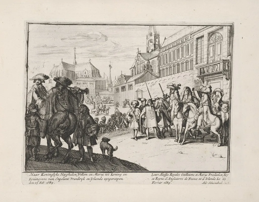 Engelants Schouwtoneel Le Theatre Dangleterre Pl 31 Wall Art by Pieter Pickaert - High-Resolution Digital Print