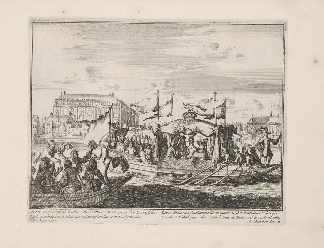 Engelants Schouwtoneel Le Theatre Dangleterre Pl 33 Wall Art by Pieter Pickaert - High-Resolution Digital Print