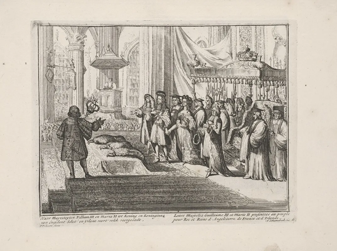 Engelants Schouwtoneel Le Theatre Dangleterre Pl 35 Wall Art by Pieter Pickaert - High-Resolution Digital Print