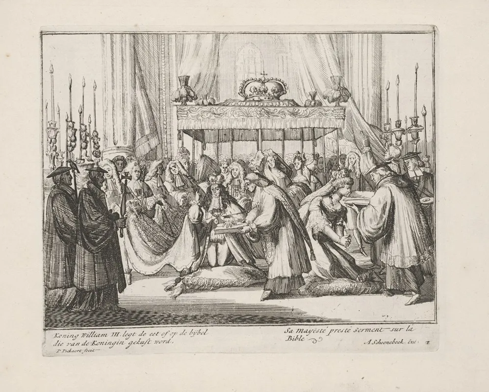Engelants Schouwtoneel Le Theatre Dangleterre Pl 36 Wall Art by Pieter Pickaert - High-Resolution Digital Print
