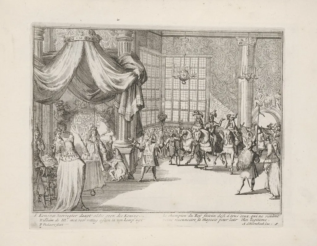 Engelants Schouwtoneel Le Theatre Dangleterre Pl 39 Wall Art by Pieter Pickaert - High-Resolution Digital Print