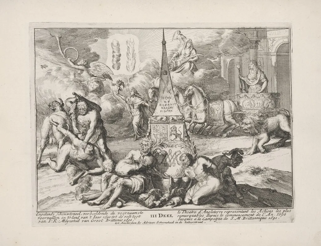 Engelants Schouwtoneel Le Theatre Dangleterre Pl 41 Wall Art by Pieter Pickaert - High-Resolution Digital Print