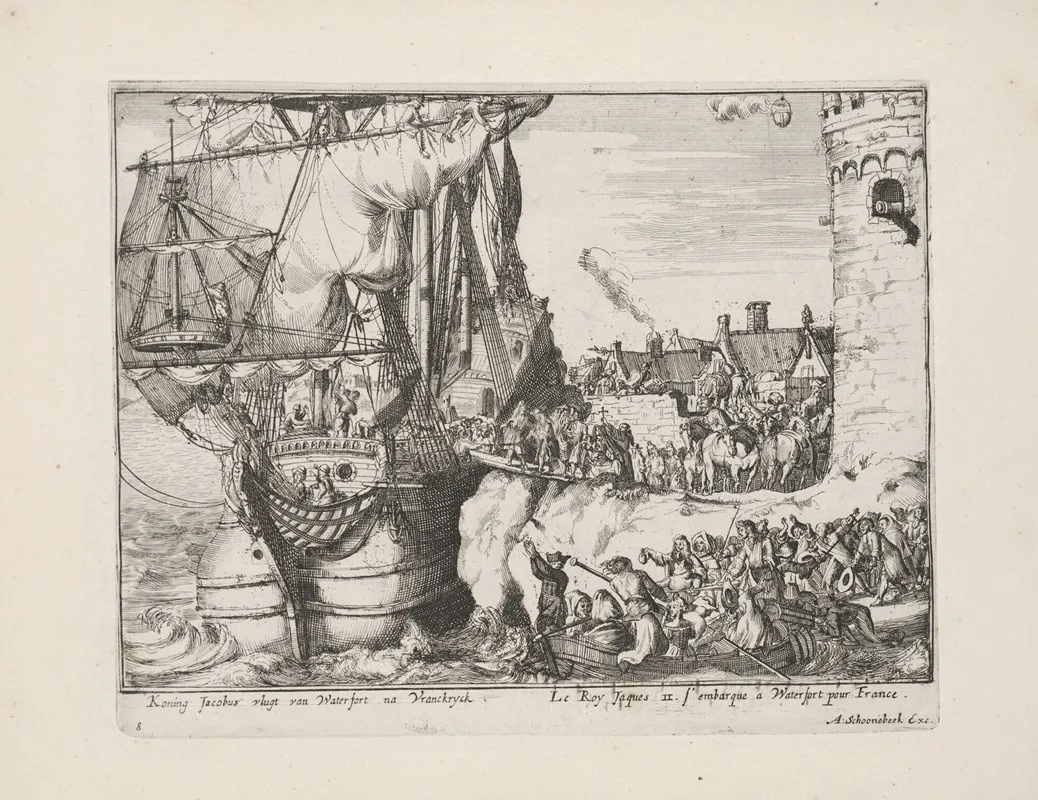 Engelants Schouwtoneel Le Theatre Dangleterre Pl 48 Wall Art by Pieter Pickaert - High-Resolution Digital Print
