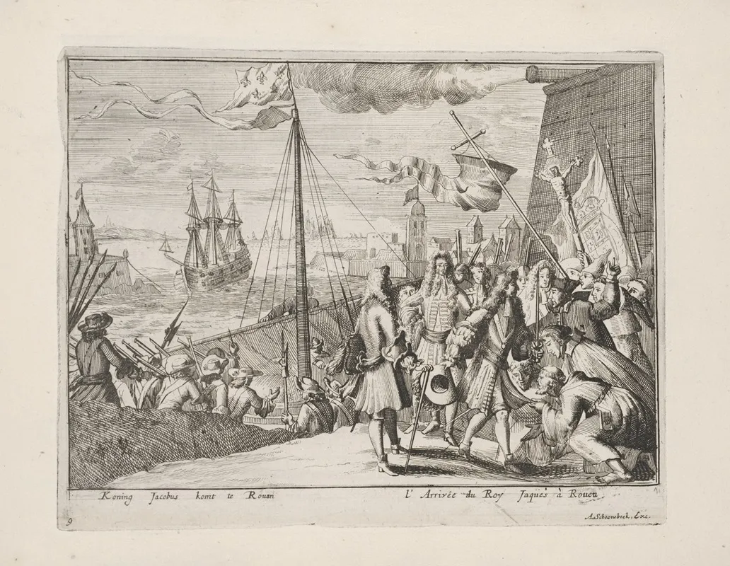 Engelants Schouwtoneel Le Theatre Dangleterre Pl 49 Wall Art by Pieter Pickaert - High-Resolution Digital Print