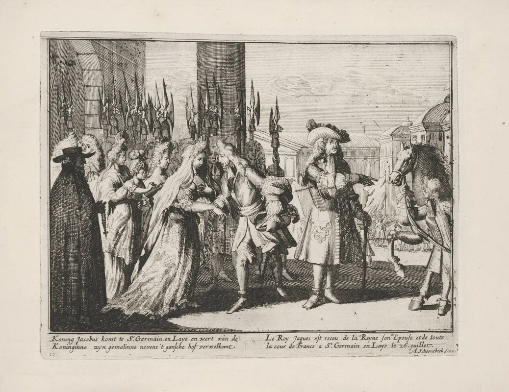 Engelants Schouwtoneel Le Theatre Dangleterre Pl 50 Wall Art by Pieter Pickaert - High-Resolution Digital Print