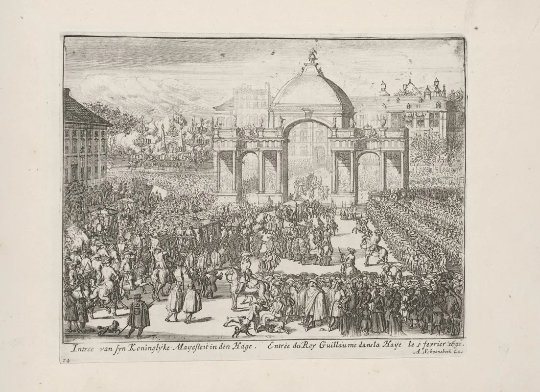 Engelants Schouwtoneel Le Theatre Dangleterre Pl 54 Wall Art by Pieter Pickaert - High-Resolution Digital Print