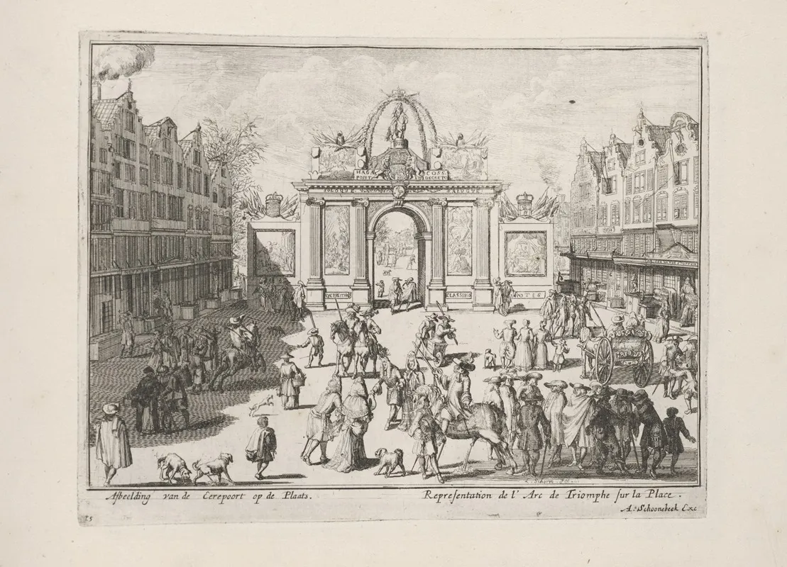 Engelants Schouwtoneel Le Theatre Dangleterre Pl 55 Wall Art by Pieter Pickaert - High-Resolution Digital Print