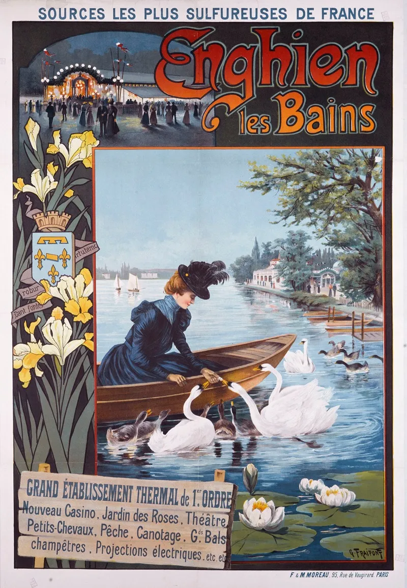 Enghien Les Bains Wall Art by Anonymous - High-Resolution Digital Print