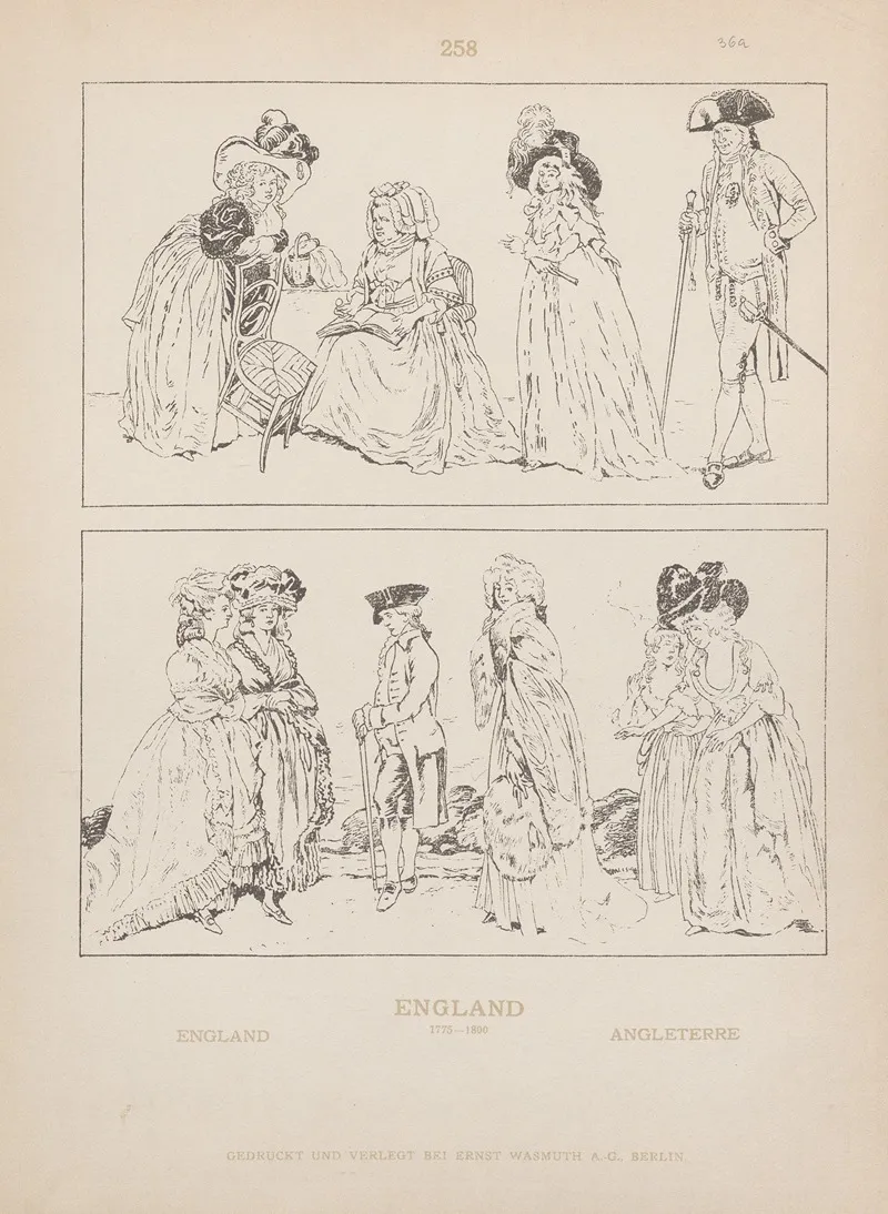 England 12 Wall Art by Adolf Rosenberg - High-Resolution Digital Print