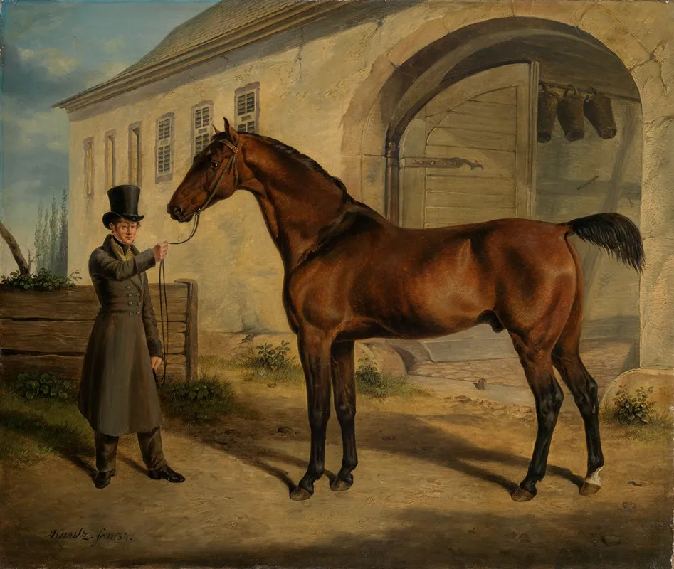 Englischer Vollbluthengst Robert Wall Art by Rudolf Kuntz - High-Resolution Digital Print
