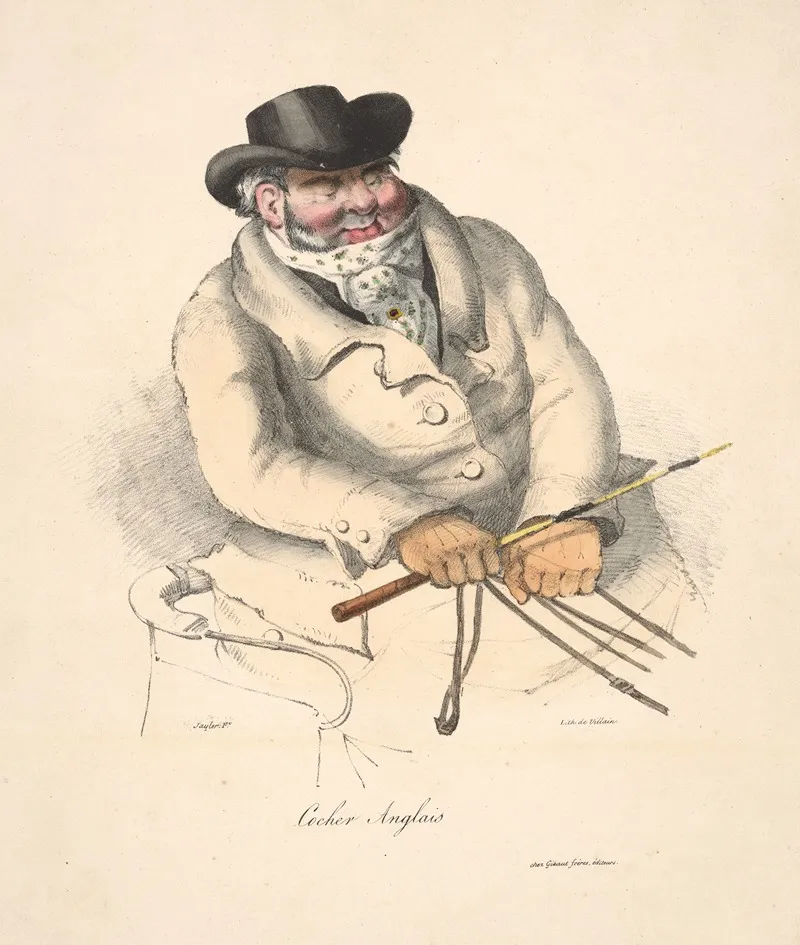 English Coachman Wall Art by Francois le Villain - High-Resolution Digital Print