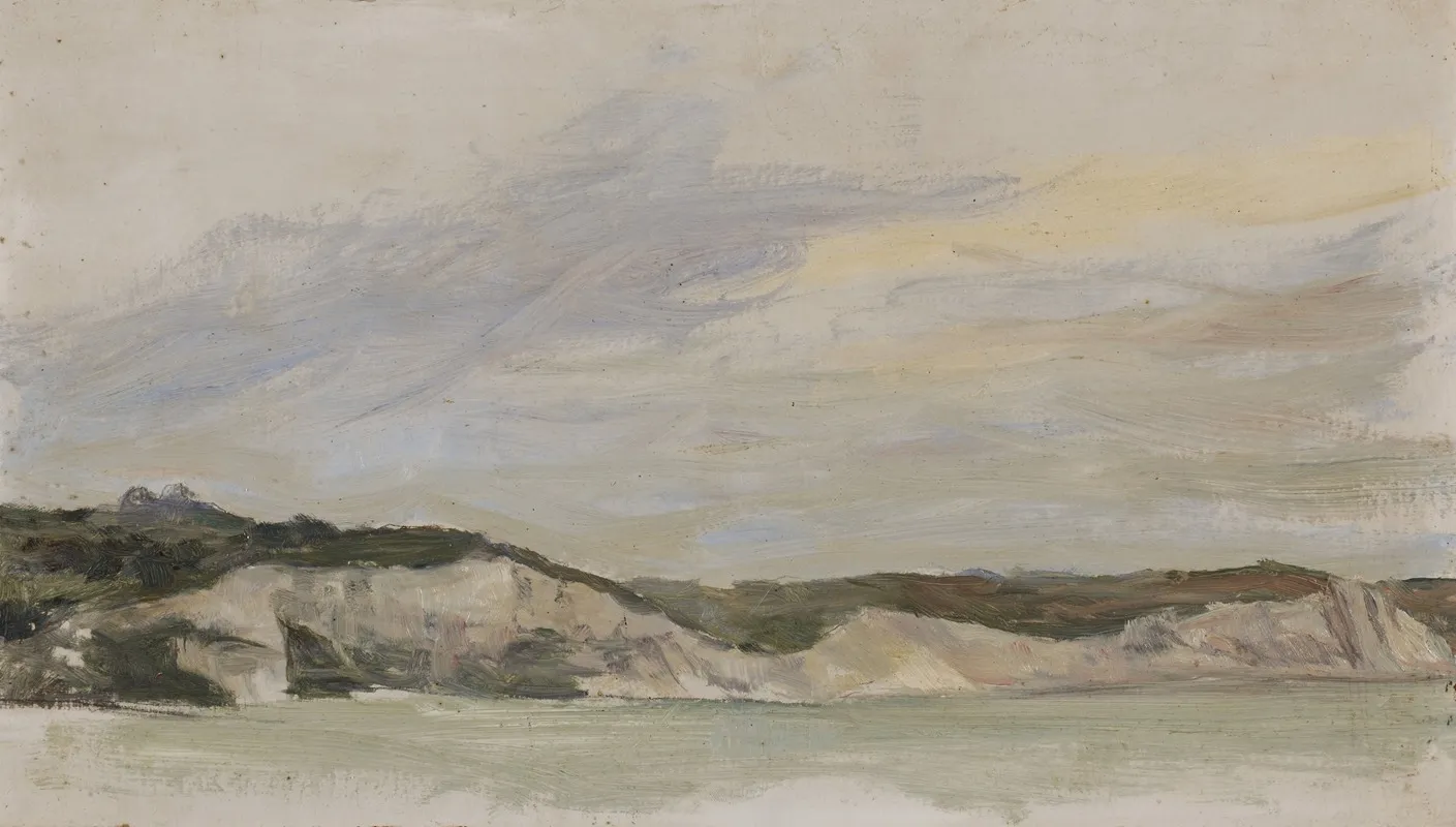 English Coast In Grey Wall Art by William de Goumois - High-Resolution Digital Print