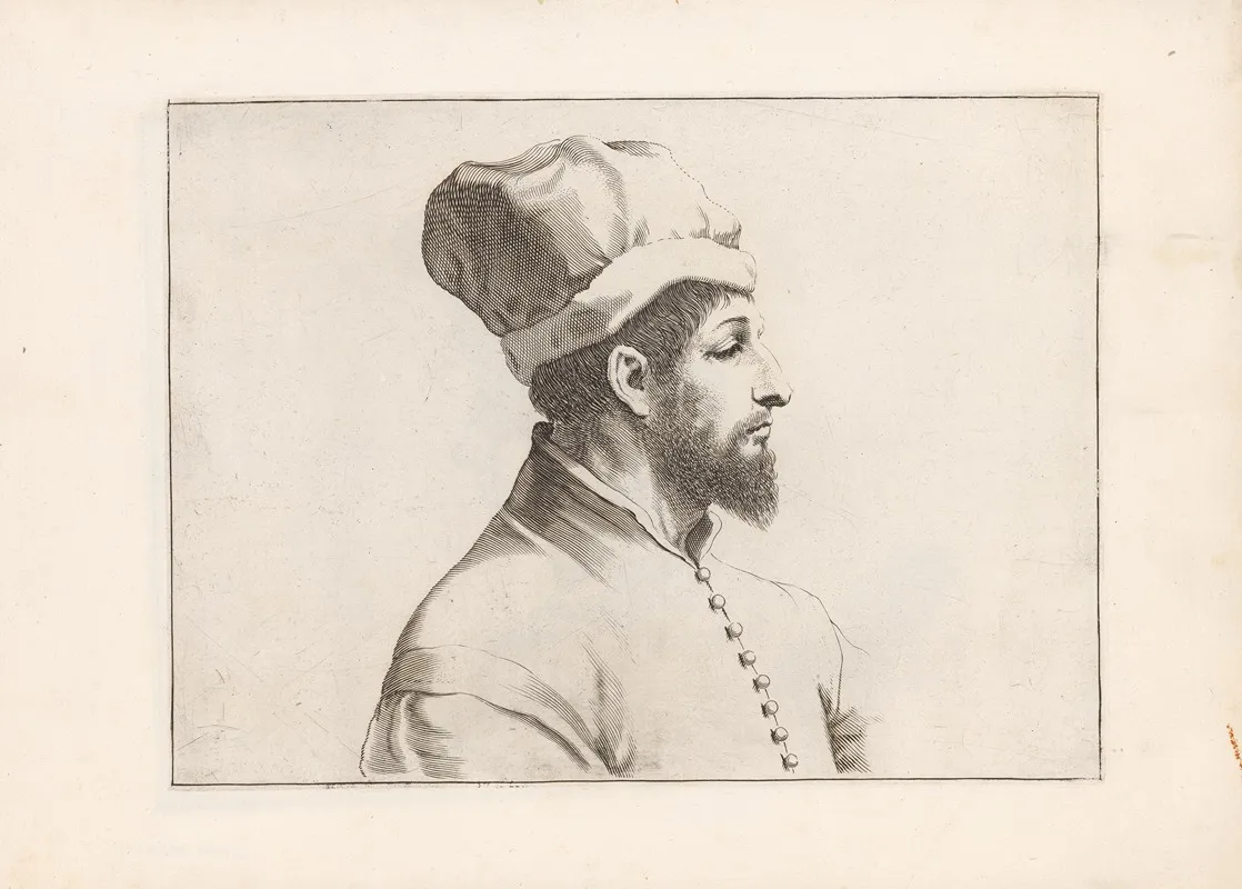 Engravings After Guercinos Libro Dei Disegni Pl 15 Wall Art by Francesco Curti - High-Resolution Digital Print