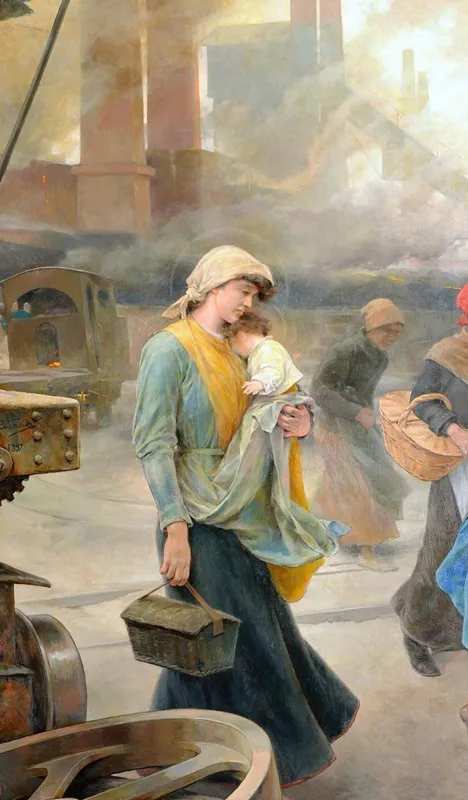 Ensueno O Virgen Obrera Wall Art by Vicente Cutanda Toraya - High-Resolution Digital Print