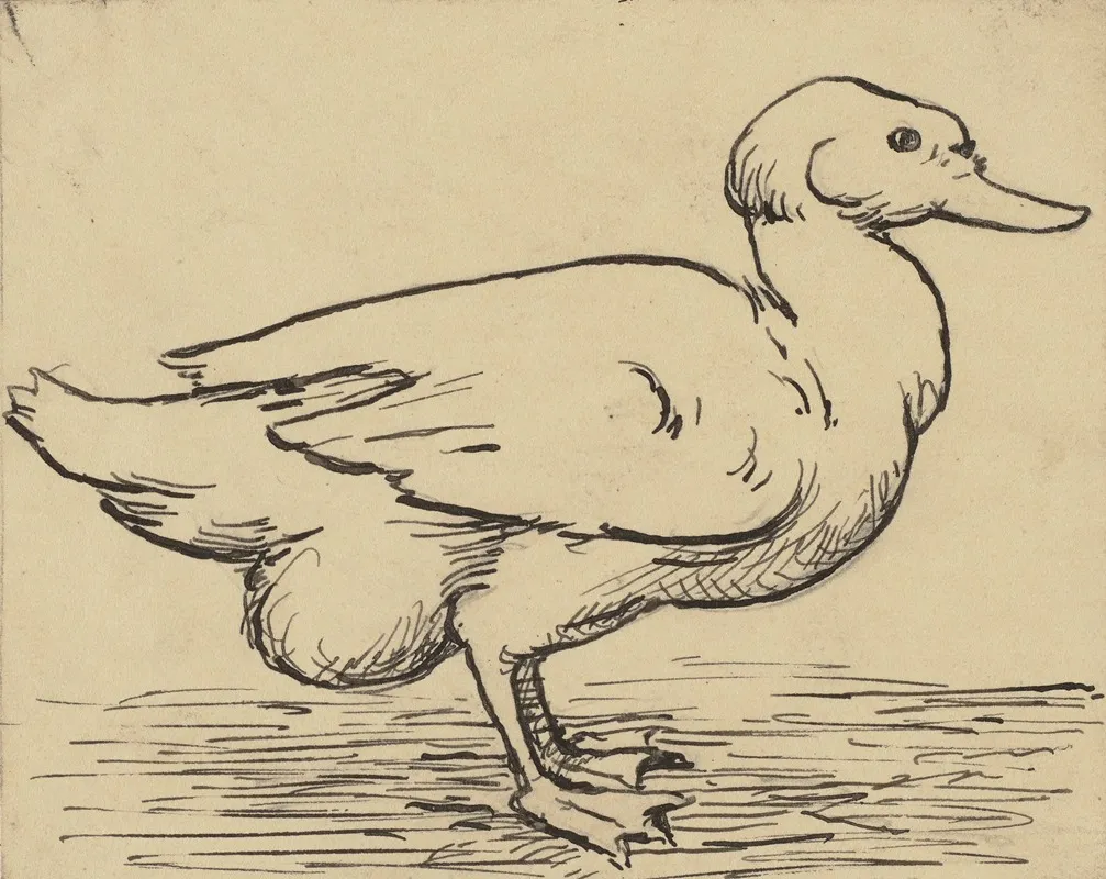 Ente Wall Art by Hans Thoma - High-Resolution Digital Print