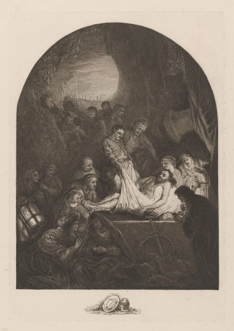 Entombment Of Christ 12 Wall Art by Carl Ernst Christoph Hess - High-Resolution Digital Print