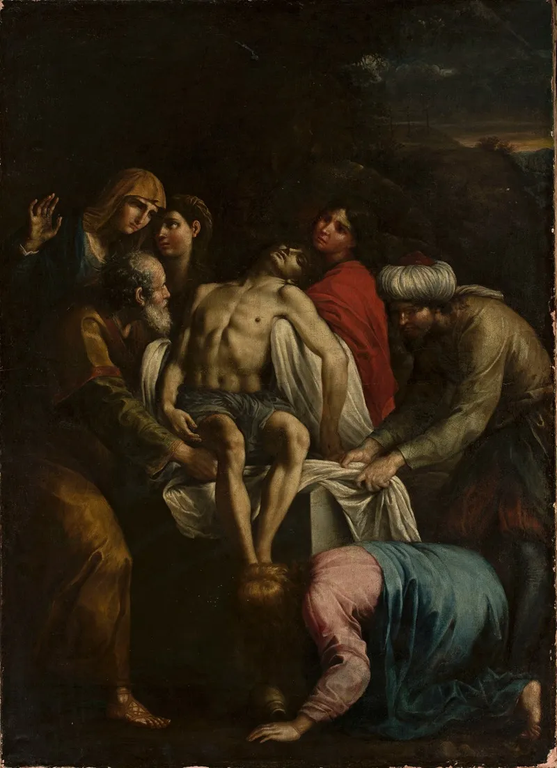 Entombment Of Christ 14 Wall Art by Stanisław Jarocki - High-Resolution Digital Print