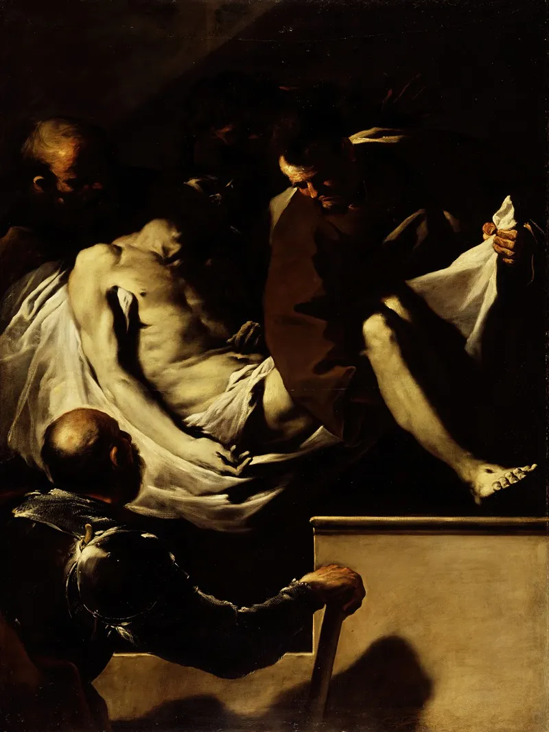 Entombment Of Christ 3 Wall Art by Luca Giordano - High-Resolution Digital Print