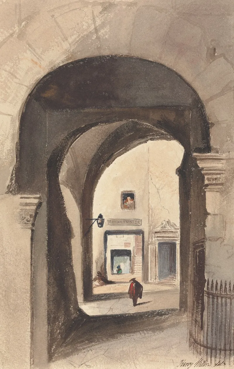 Entrance Gate To Printers by Harry Willson - High-Resolution Digital Print