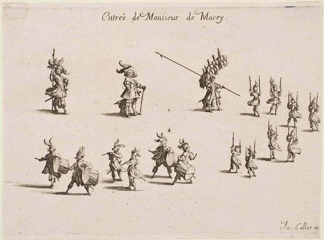 Entrance Of Monsieur De Macey