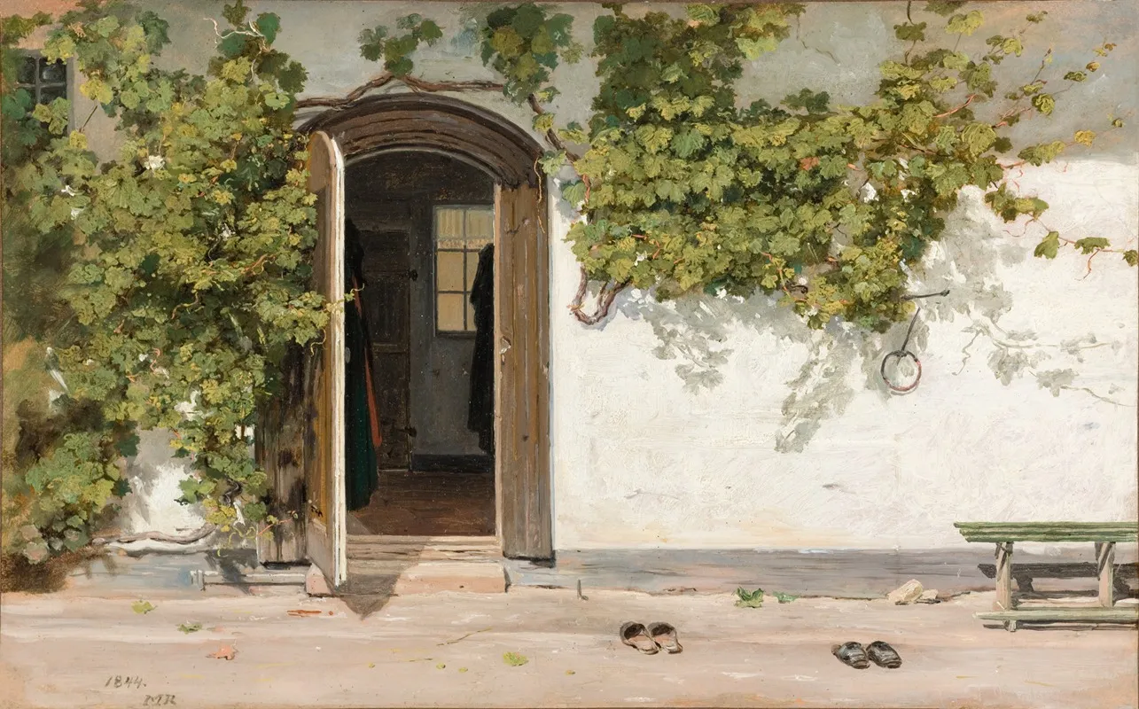 Entrance To An Inn In The Praestegarden At Hillested