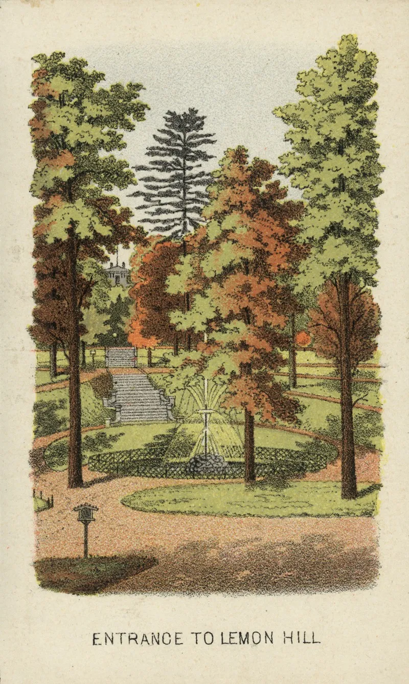 Entrance To Lemon Hill Wall Art by John C. Sinclair - High-Resolution Digital Print