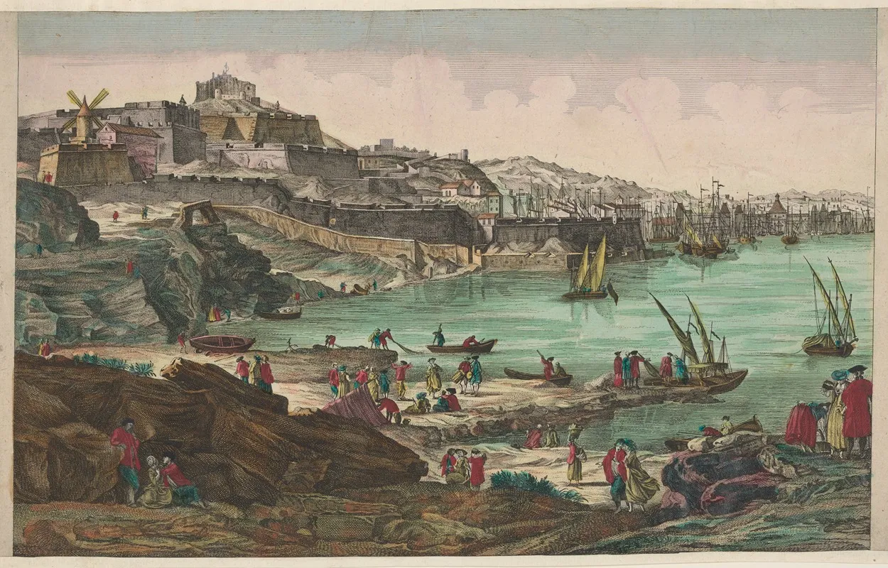 Entrance To The Marseille Port