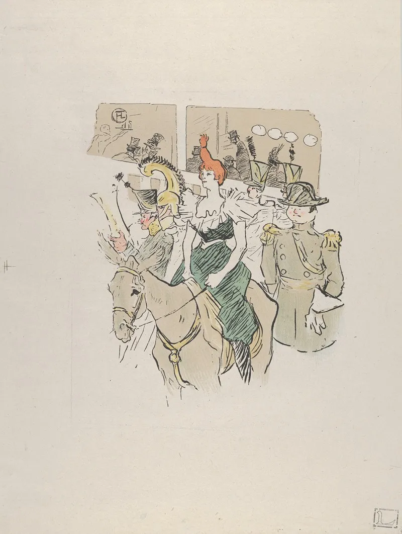 Entree De Cha U Kao From Le Rire No 67 15 February 1896 Wall Art by After Henri de Toulouse-Lautrec - High-Resolution Digital Print