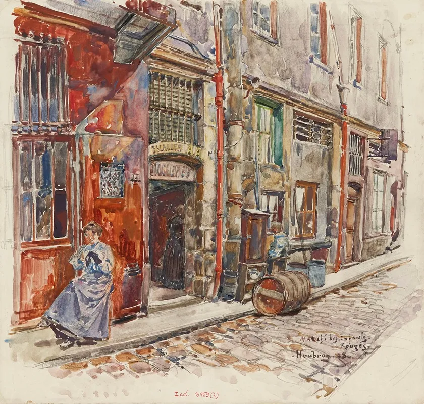 Entree Escalier A Du Marche Des Enfants Rouges En 1908 3eme Arrondissement
