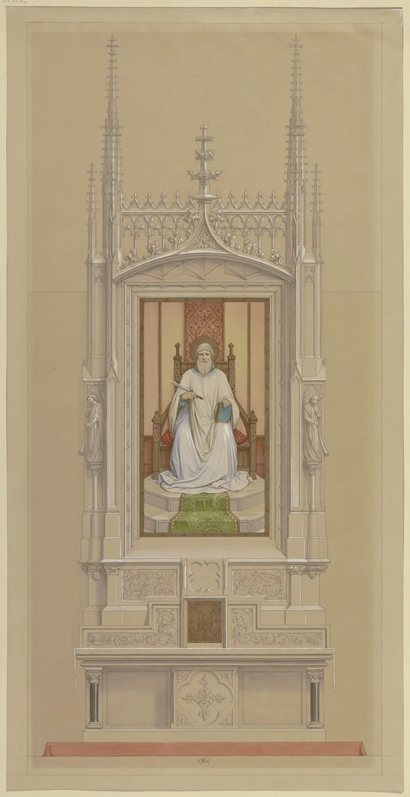 Entwurf Eines Bartholomaus Altars Fur Den Frankfurter Dom 2