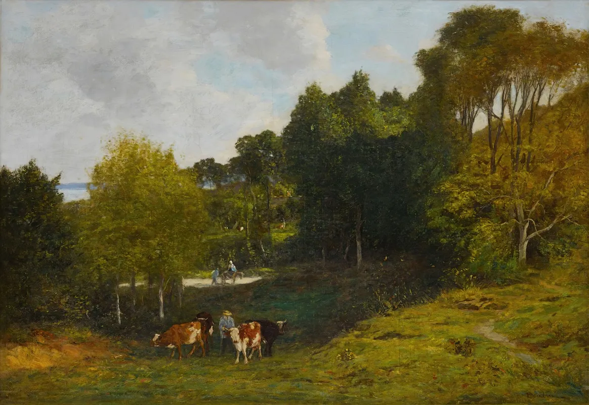 Environs Dhonfleur Wall Art by Eugène Boudin - High-Resolution Digital Print