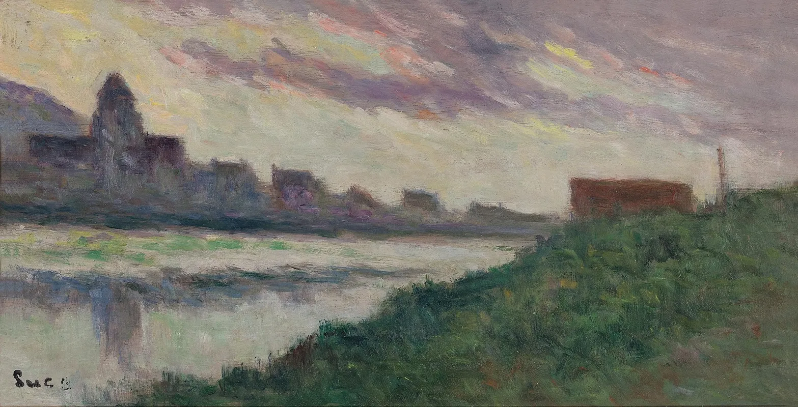 Environs Du Treport Wall Art by Maximilien Luce - High-Resolution Digital Print